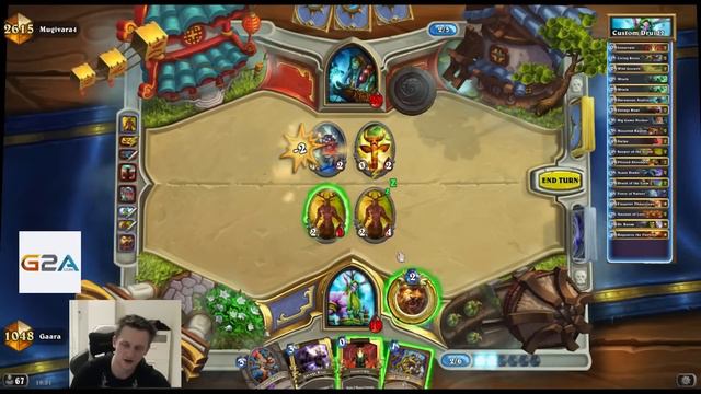 [Hearthstone Deck Tech] Midrange Druid with Gaara Vs. Shaman Game 2 смотреть онлайн