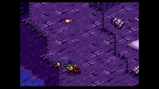 Sega Mega Drive 2 (Smd) 16-bit Spot Goes to Hollywood Stage 2 Ship Hold/В трюме