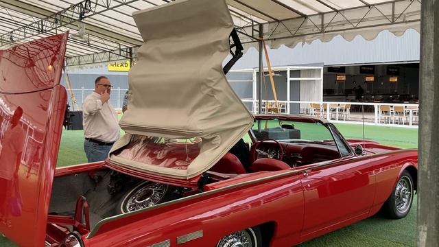 1962 Ford Thunderbird convertible roof in action смотреть онлайн