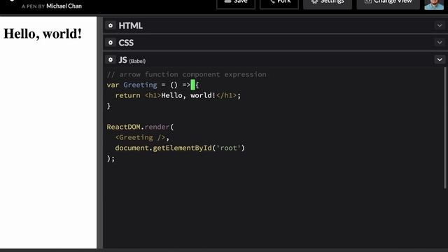 React function components — defining components with arrow functions (v15.4) 2017 смотреть онлайн