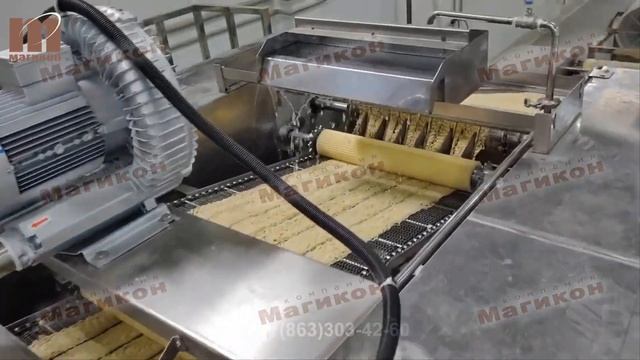 Линия для производства лапши быстрого приготовления  30000 шт 8 часов 2