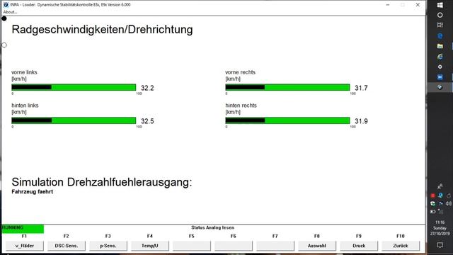 BMW ABS / DSC Light - Diagnose Using INPA