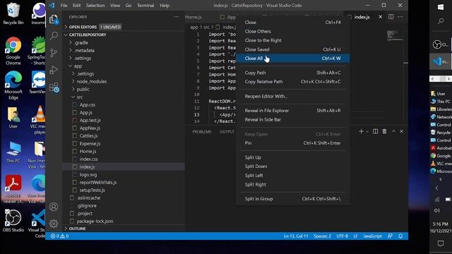 React JS Tutorial 2- VS Code set up for React смотреть онлайн