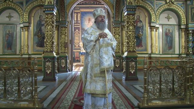 Проповедь епископа Максима в Вознесенском соборе смотреть онлайн