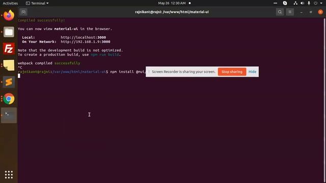 React Material UI Installation - The Fastest Way to Learn | React Tutorial for Beginners смотреть онлайн