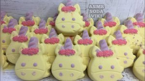 АСМР Хрустящие единорожки из пищевой соды