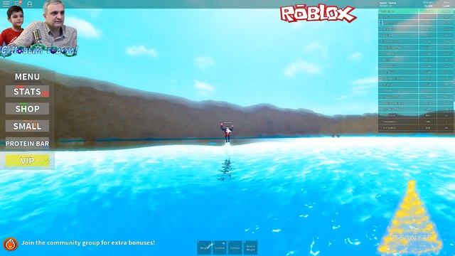 Роблокс симулятор КАЧАЛКИ и СУПЕР ЗАЯЦ | ROBLOX по русски. смотреть онлайн