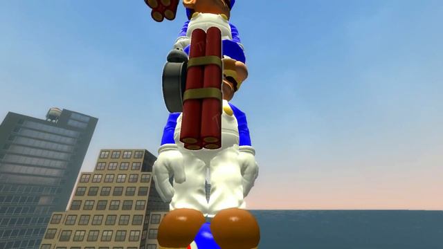 Sonic vs Mario! Dangerous Method - Garrys mod смотреть онлайн