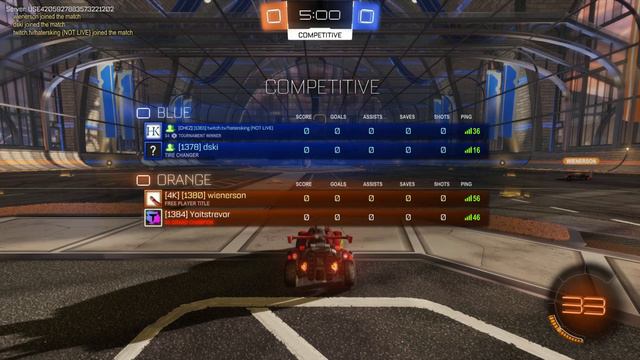 Champ 3 2v2 Gameplay // Yoitstrevor // Rocket League смотреть онлайн