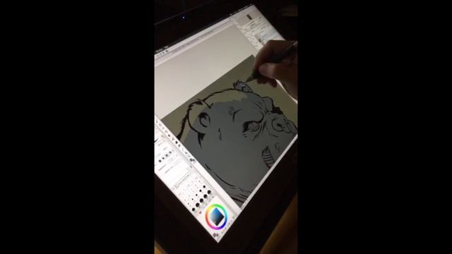 ZomBear finished up in Clip Studio Paint смотреть онлайн