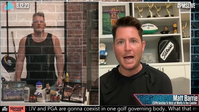 Tiger Woods Indoor Golf League Looks INSANE, Could Change Golf Forever | Pat McAfee Reacts смотреть онлайн