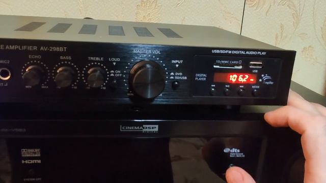 Обзор аудио-усилителя с караоке Sunbuck AV-298BT смотреть онлайн