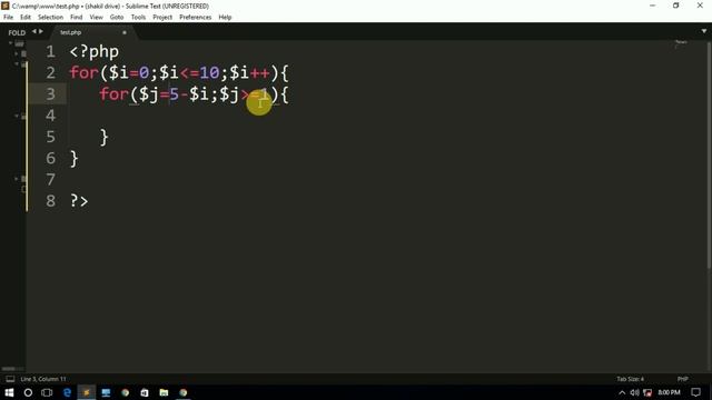 How to Print Star Pattern On PHP Language In Hindi #1 | by practical program смотреть онлайн
