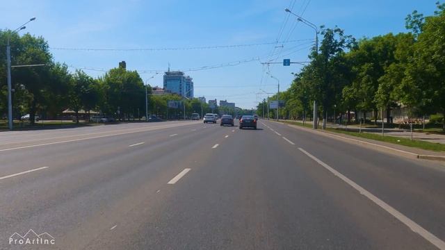 Ufa from a Car Window, Republic of Bashkortostan, Russia - 5K Urban Drive Video (Music + Real Sound смотреть онлайн