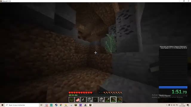 Minecraft:Java Edition,Enter Nether-Random Seed Glitchless,No Structures (1.7, 1.7.10,Normal,No F3) смотреть онлайн