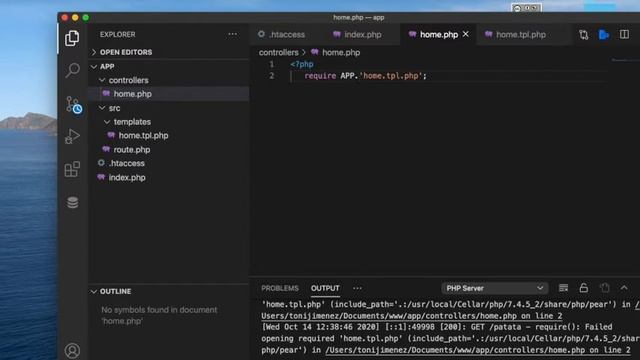 Primera app en PHP7 смотреть онлайн