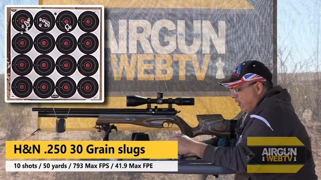 Air Arms S510 XS US .25 w/ Hawke Sidewinder testing H&N Slugs at 50 Yards смотреть онлайн
