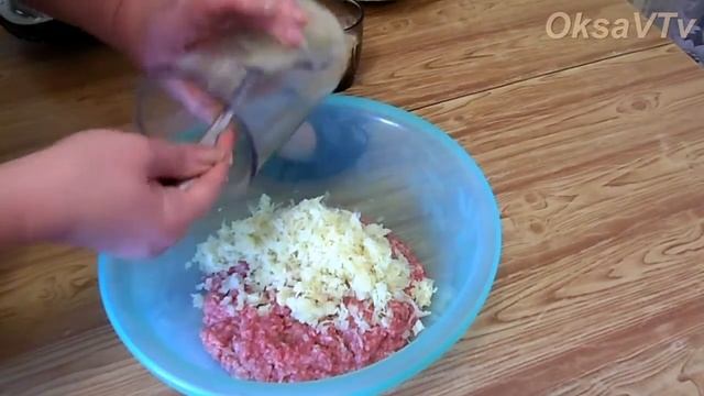 Котлеты из мяса с капустой. Cutlets With Cabbage.