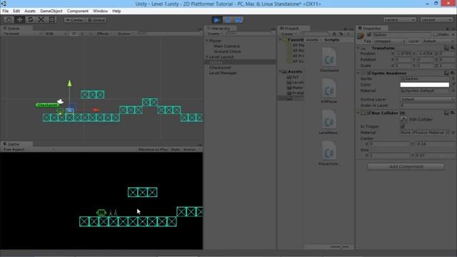Checkpoints & Respawning - Unity 2D Platformer Tutorial - Part 3 смотреть онлайн