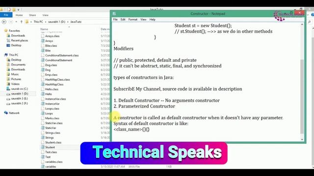 What is Constructors In Java | Types of Constructor with Example Program смотреть онлайн
