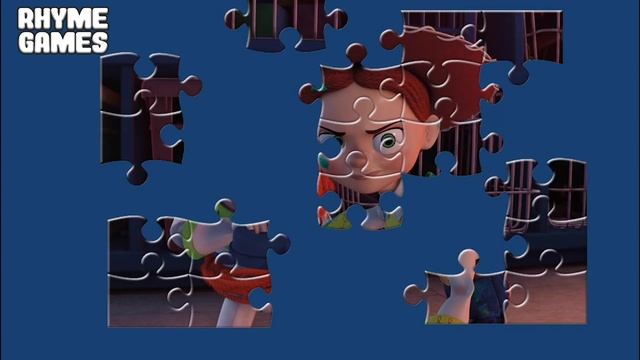 Toy Story 4 Jigsaw Puzzle with Buzz Lightyear and Jessie - Disney Rhyme Games Finger Family смотреть онлайн