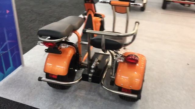 Новинка! Электроскутер Citycoco (Сити Коко) с люлькой. «Эко Колесо» на выставке в Южной Корее