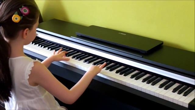'Jesu, Love of Man's Desirig' J S Bach played by Maia (6) from Romania смотреть онлайн
