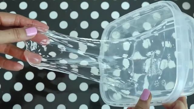 Как сделать слайм с воды и прозрачного средства для мытья посуды. Без клея и заморозки. смотреть онлайн