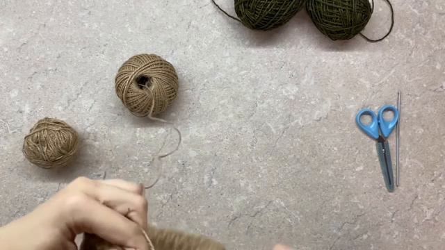 Стенки корзинки из джута в форме малыша Йоды