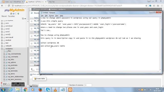 wordpress admin password reset смотреть онлайн