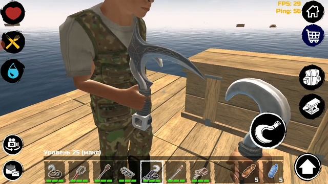 САМЫЙ СТРАННЫЙ ИГРОК В ИГРЕ Survival on Craft: Выживание на плоту #1 смотреть онлайн