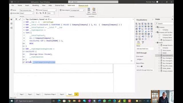 Compare Averages Sales of Top N based on % with Other Customers - Power BI смотреть онлайн