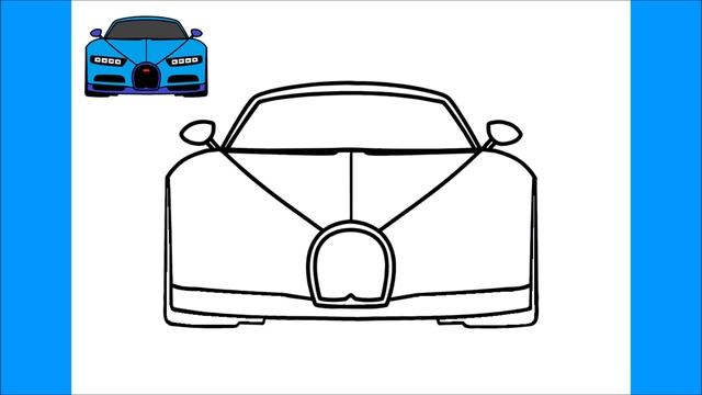 HOW TO DRAW A BUGATTI CHIRON смотреть онлайн