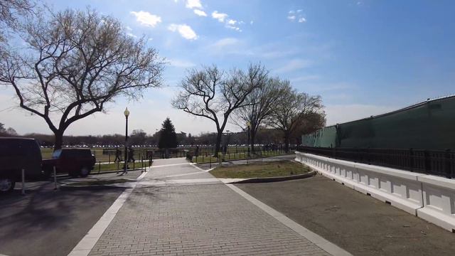 Walking past the Embassies to the White House where it seems some construction is ending. Maybe. смотреть онлайн
