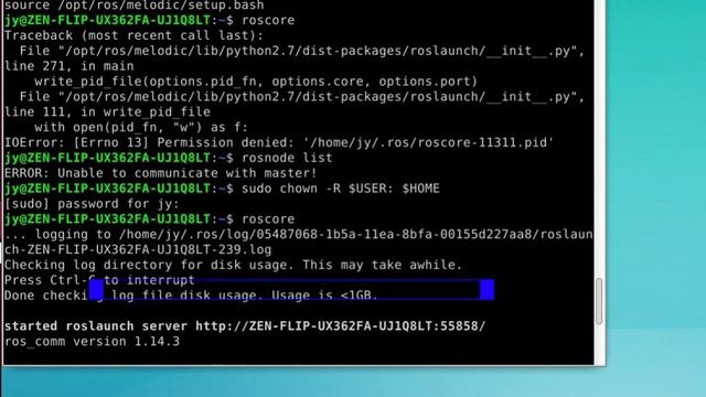 ROS IOError: [Errno 13] Permission denied fix! смотреть онлайн