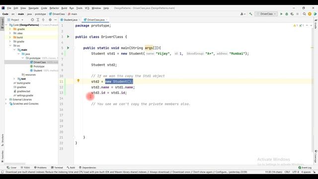Prototype Design Pattern | Creational design pattern | JAVA смотреть онлайн