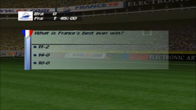 World Cup 98 Nintendo 64 Gameplay HD
