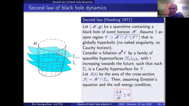 Black hole physics | Lecture 3 | Eric Gourgoulhon | School on BHs and GWs | CSGC IITM смотреть онлайн