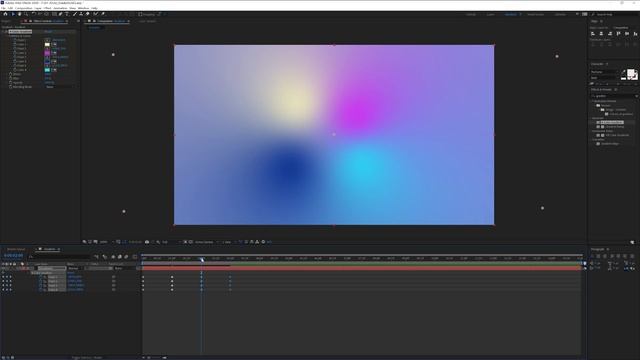 How to Create Animated Gradient in After Effects смотреть онлайн