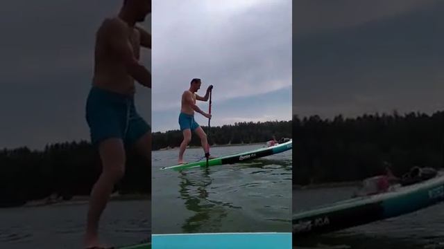 а спортсмены так легко это делают #travel #nature #sup #сап #сапборд #boat #lake #summer смотреть онлайн