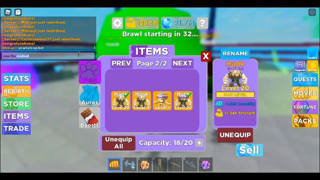 Max Level Hank VS Max Level Evolved Hanks (stats comparison) смотреть онлайн