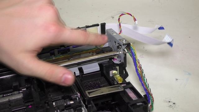 Разборка принтера HP Photosmart C7280, поиск неисправностей C6180, C7250, С6150. смотреть онлайн