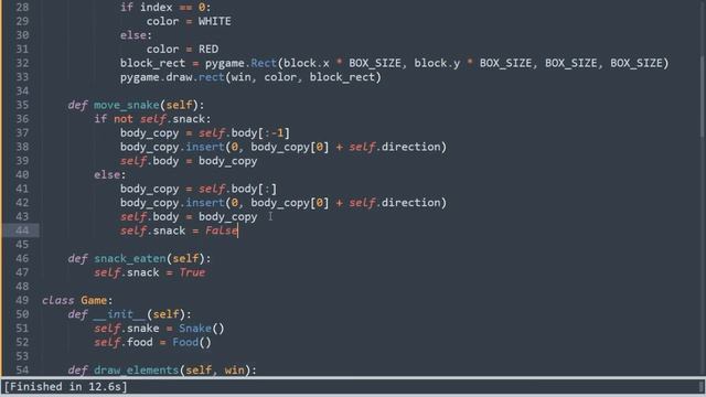 Pygame Tutorial. Snake game #4 смотреть онлайн