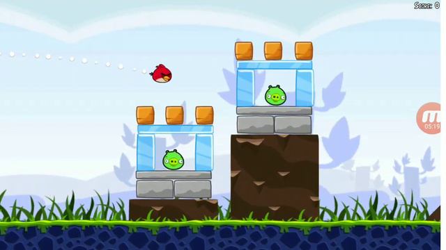So much nostalgia: Angry Birds classic playing one of the old versions from 2011 in 2020 смотреть онлайн