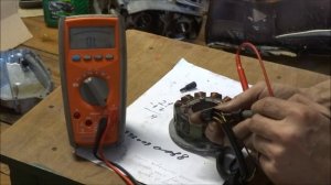 Параметры статора снегохода Тайга .(дуккати )