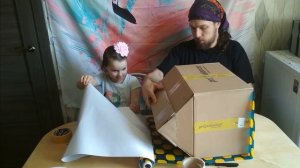 Делаем Домик Для Кошки из картонной коробки своими руками!