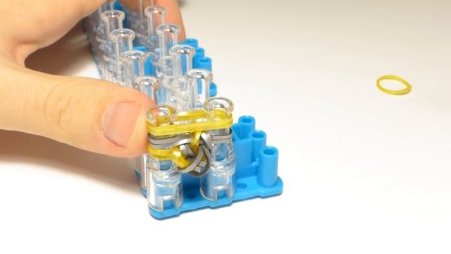 Браслет "Тротуар". ОЧЕНЬ ПРОСТОЙ! Rainbow Loom Bands. Урок 79 смотреть онлайн