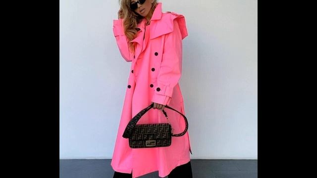 Ультрамодные яркие тренчи и плащи на весну 2021 смотреть онлайн
