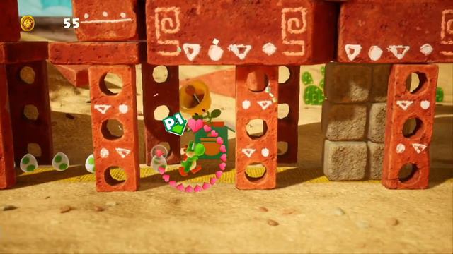 Yoshi's Crafted World: Dino Smash 12-3 The 4 Cactus Rocks смотреть онлайн