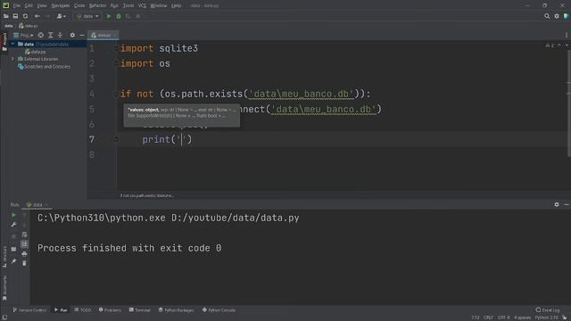177 - Criando um banco SQL com SQLite no Python смотреть онлайн